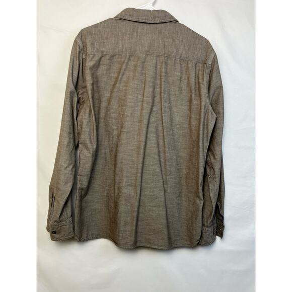 Patagonia Men's Size Large Tan Long Sleeve Button Up Shirt - Picture 7 of 7